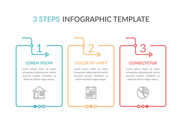 3 Steps - Infographic Template