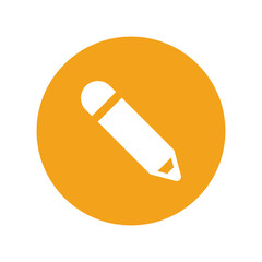 Pencil icon vector graphic illustration