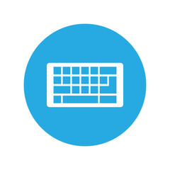 Keyboard icon vector graphic illustration