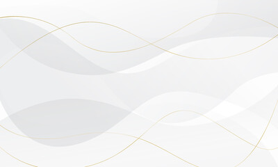 Abstract grey background with golden line