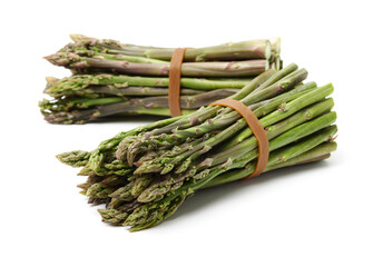 Asparagus on a white background