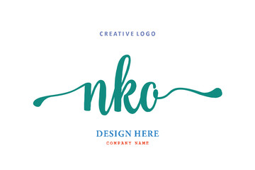 NKO lettering logo is simple, easy to understand and authoritative