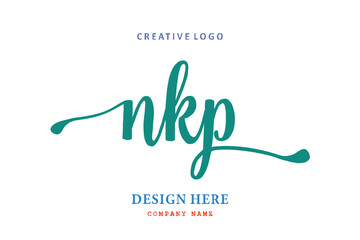 NKP lettering logo is simple, easy to understand and authoritative