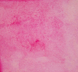 Artistic dirty art watercolor pink orange pattern. Watercolor print. Splash vintage background banner