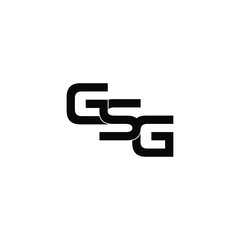 gsg letter original monogram logo design