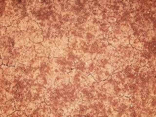 The ground has cracks in the top view for the background