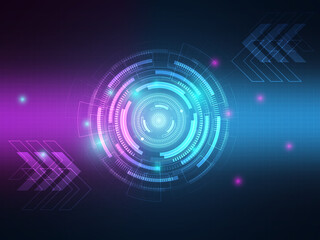 abstract technology hi tech data transfer communication background