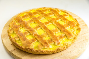 Tasty and beautiful Homemade cream tart