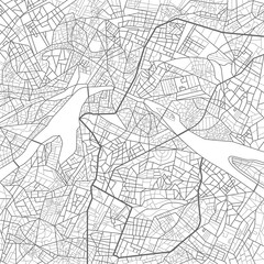 Fototapeta na wymiar Vector illustration city map. Scheme of roads.