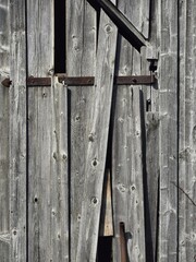 Hintergrund aus verwitterten Holzplanken