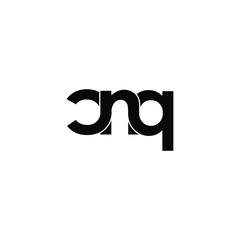 cnq letter original monogram logo design