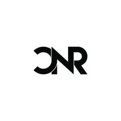 cnr letter original monogram logo design