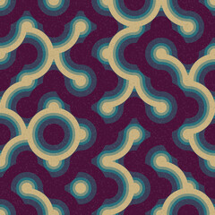 Abstract Geometric Pattern generative computational art illustration
