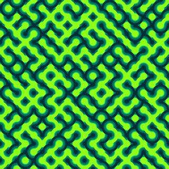 Abstract Geometric Pattern generative computational art illustration