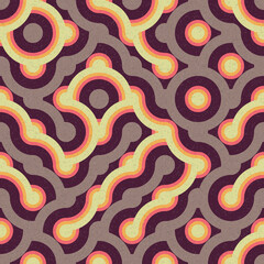 Abstract Geometric Pattern generative computational art illustration