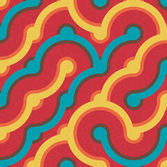 Obraz premium Abstract Geometric Pattern generative computational art illustration