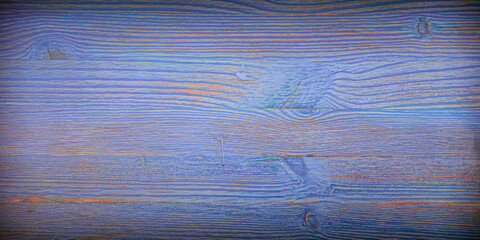 Old wooden background with horizontal blue boards.
