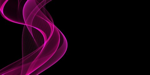 Abstract pink waves background. Template design