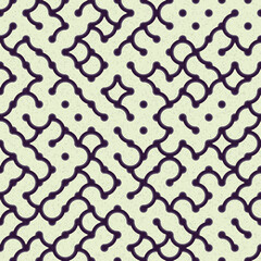 Abstract Geometric Pattern generative computational art illustration