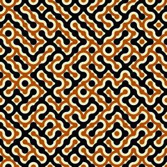 Abstract Geometric Pattern generative computational art illustration
