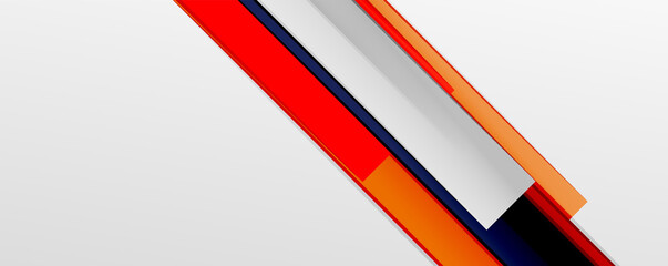 Multicolored lines background. Design template for business or technology presentations, internet posters or web brochure covers