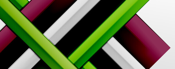 Multicolored lines background. Design template for business or technology presentations, internet posters or web brochure covers