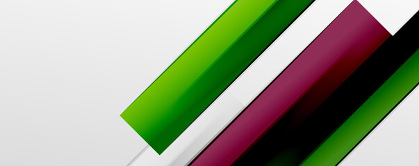 Multicolored lines background. Design template for business or technology presentations, internet posters or web brochure covers