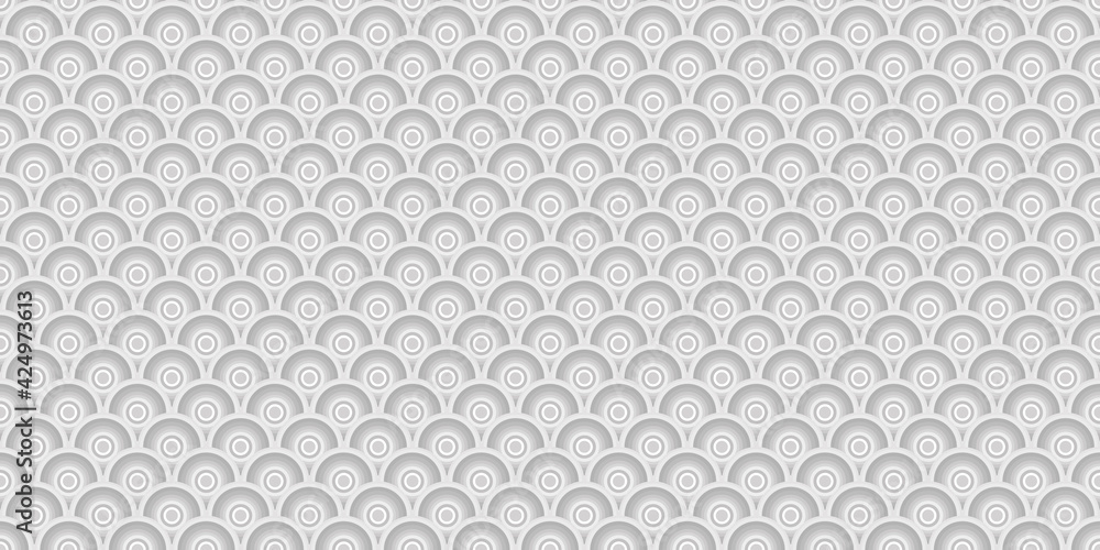 Poster Fish scale abstract geometric vector pattern background