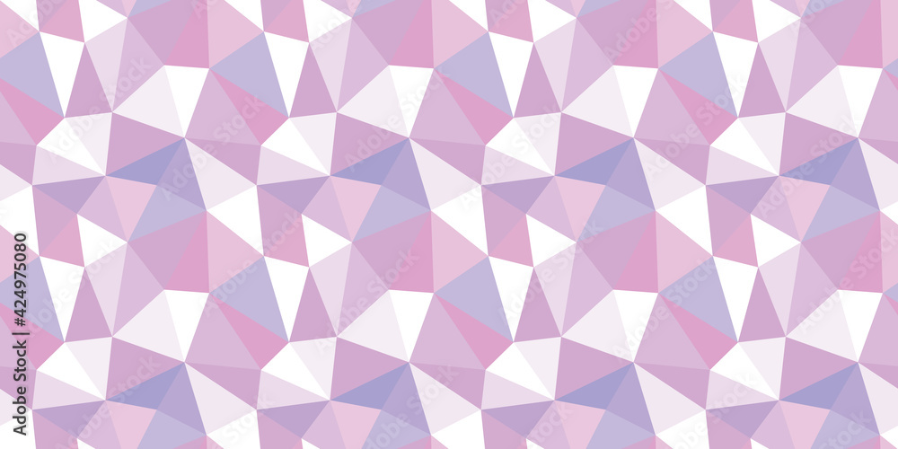 Poster random triangles abstract geometric seamless pattern background