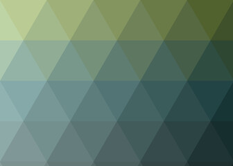 Obraz premium Abstract color Low-Polygones Generative Art background illustration