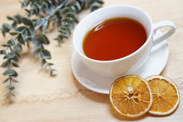 紅茶でティータイム