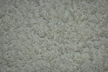 Texture of plush fabric