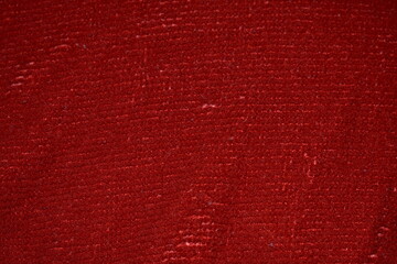 Texture of red canvas