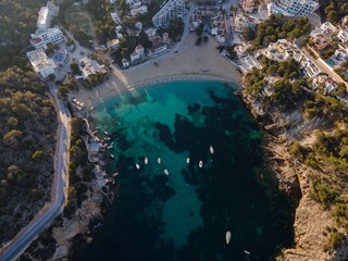 Fototapeta premium cala Vadella ibiza