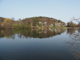 Obraz premium Niederwürzbacher Weiher – Würzbacher Weiher - Würzbachtal