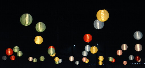 joyous Chinese lantern outdoor lighting 
