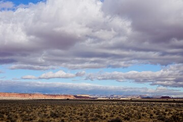 Cloud scape in New Mexico desert
