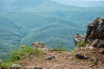 Naklejka premium View from Vapenna - Rostun hill, Little Carpathians, Slovakia