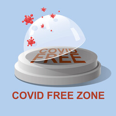 Dome for covid free zone