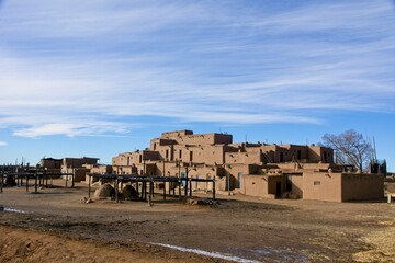 Taos Pueblo in New Mexico USA