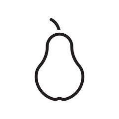 pear line icon