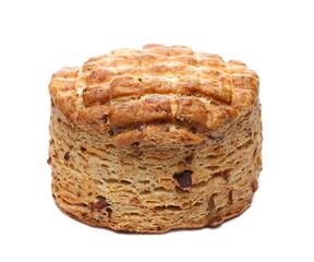 Breakfast pastry fresh isolated on white background