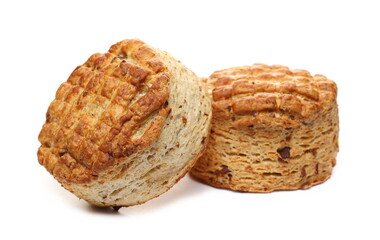 Breakfast pastry fresh isolated on white background