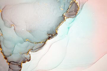 Vibrant Abstract Background Liquid. Alcohol Ink Splash. Colorful Flow Mix. Fluid Acrylic Painting. Abstract Liquid. Sophisticated Modern Illustration. Art Abstract Liquid.