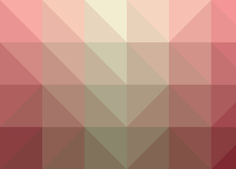 Fototapeta premium Abstract color Low-Polygones Generative Art background illustration