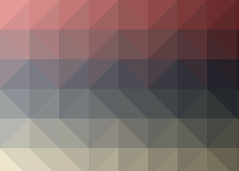 Obraz premium Abstract color Low-Polygones Generative Art background illustration