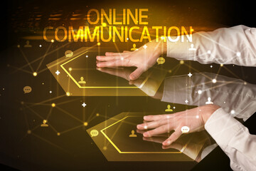Navigating social networking with social icons