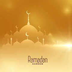 ramadan kareem eid festival card design