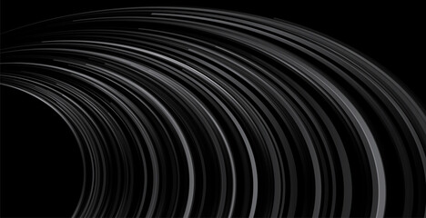 curve light trail motion display background
