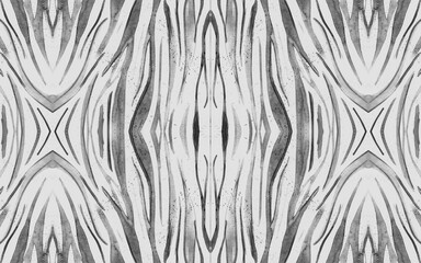 Seamless Zebra Pattern. Fashion African Texture. Watercolor Wild Fur. Black Camouflage Wallpaper. White Zebra Repeat. Abstract African Banner. Gray Wildlife Ornament. Seamless Zebra Stripes.